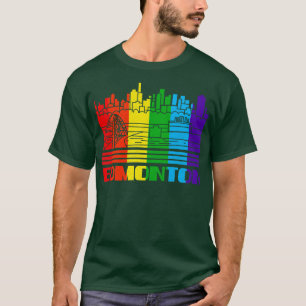 Camiseta Edmonton Pride Edmonton Gift LGBT - apoiante LGBTQ