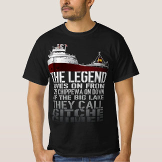 Camiseta Edmund Fitzgerald Unisex para Homens Mulheres.
