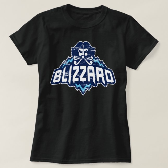 Camiseta edmundston blizzard Hockey Classic T Shirt (Frente do Design)