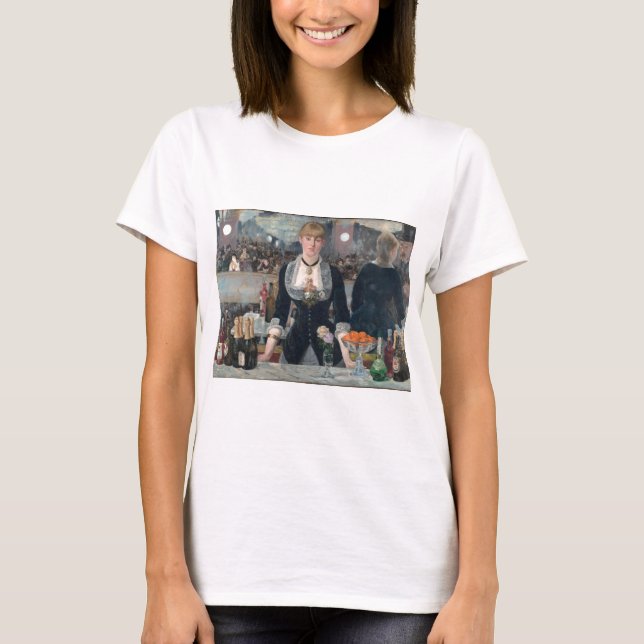 Camiseta Edouard Manet é um Bar no Folies-Bergère (Frente)