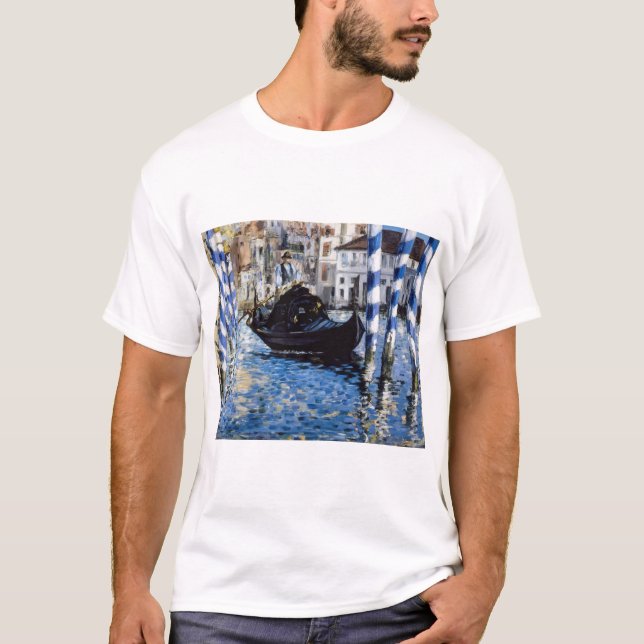 Camiseta Edouard Manet - Grande Canal, Veneza (Frente)