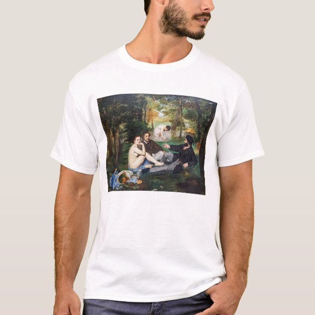 Camiseta Edouard Manet - Luncheon na Grass (Frente)