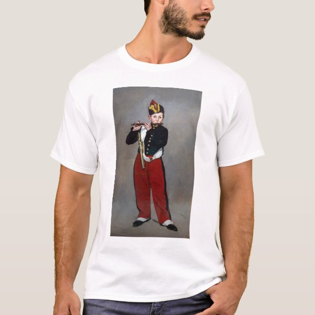 Camiseta Edouard Manet - O Friso / Jovem Flautista (Frente)
