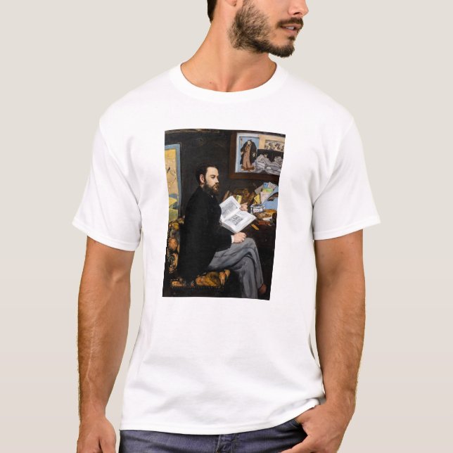 Camiseta Edouard Manet - Retrato de Emile Zola (Frente)