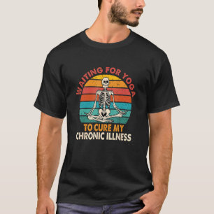 Camiseta EDS Crônico Esperando Pelo Yoga, Unisex-Adultos, P