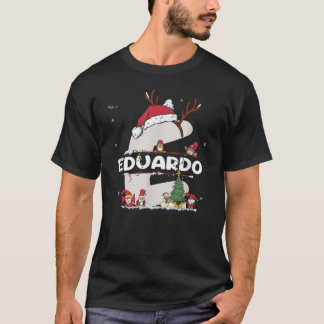 Camiseta Eduardo Christmas w Eduardo Name for engraçado Xma