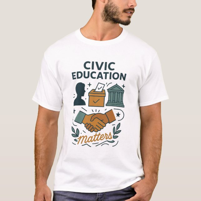 Camiseta Educação Cívica Importa  (Frente)