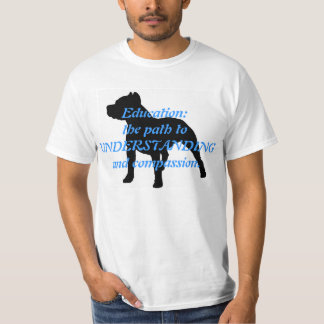 Camiseta Educação do pitbull