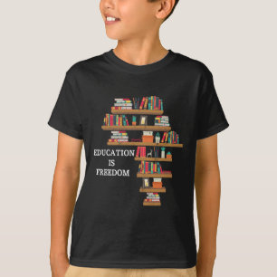 Camiseta Educação é história negra africana na América afri