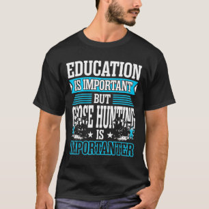 Camiseta Educação É Importante, Mas Caça A Ganhos É Importa
