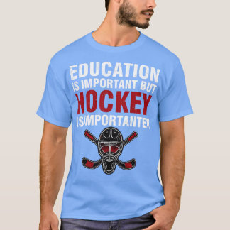 Camiseta Educação É Importante Mas Hóquei É Importante