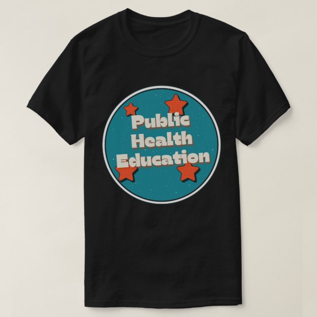 Camiseta Educação em Saúde Pública (Frente do Design)