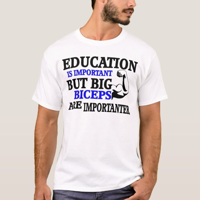 Camiseta Educação engraçada (Frente)