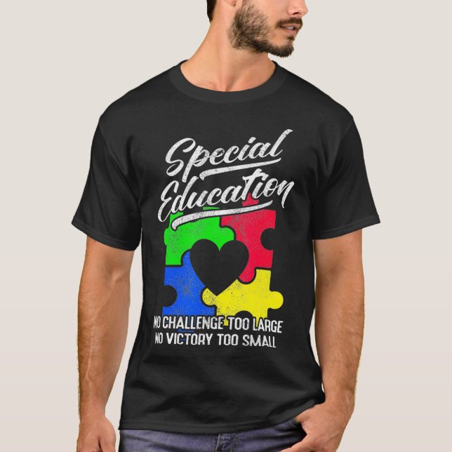 Camiseta Educação Especial Sem Desafio Ao Duro Sem Vitória (Frente)