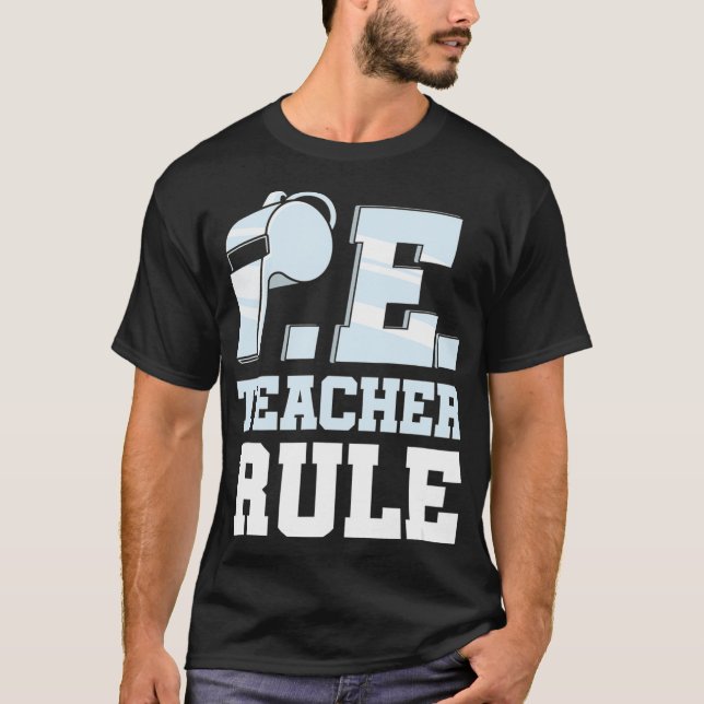 Camiseta Educação Física PE Professora Treinador Esporte (Frente)