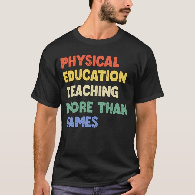 Camiseta Educação Física Phys Ed Professora T-Shirt (Frente)