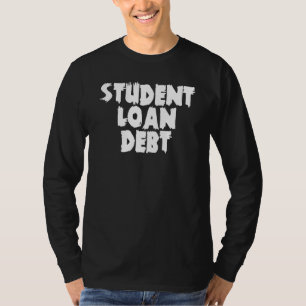 Camiseta Educação Livre de Empréstimo Estudantil Dívida de