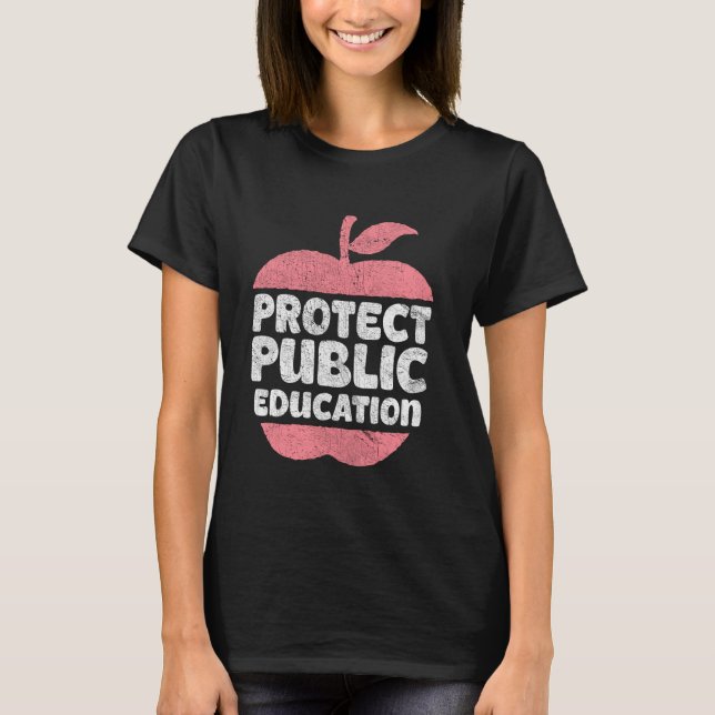 Camiseta Educação Professor Escola Pública Proteger Educaçã (Frente)