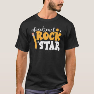 Camiseta Educacional Rock Star Professor de Rockstar Sch