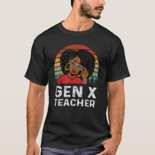 Camiseta Educador da Geração X Melanina História Negra Afri