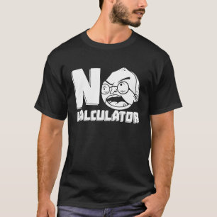 Camiseta Educador de Calculadora de Professores de Matemáti