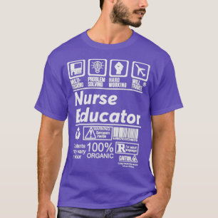 CAMISETA EDUCADOR DE ENFERMEIROS SOLUCIONAR PROBLEMAS DESIG