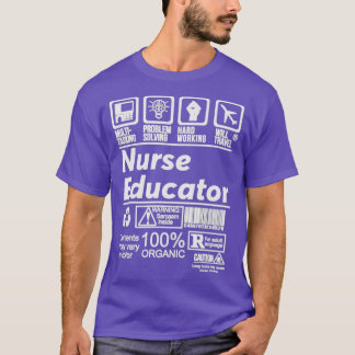 CAMISETA EDUCADOR DE ENFERMEIROS SOLUCIONAR PROBLEMAS DESIG