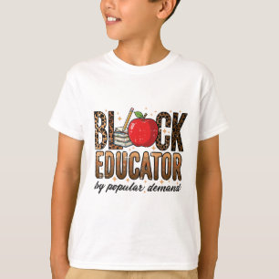 Camiseta Educador de História Negra Por Demanda Popular Pro
