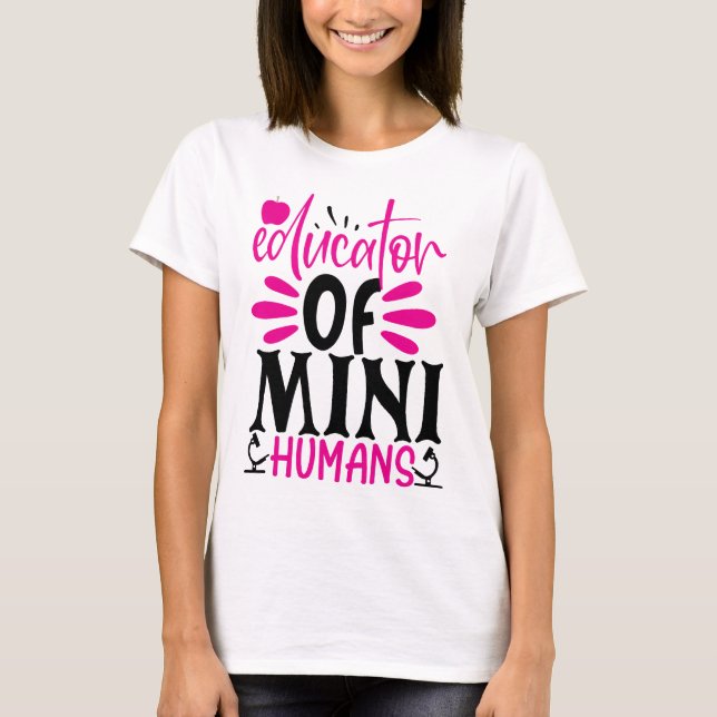 Camiseta Educador de Humanos Mini  (Frente)