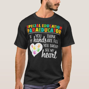 Camiseta Educador Especial Coração Bonita Apprecia
