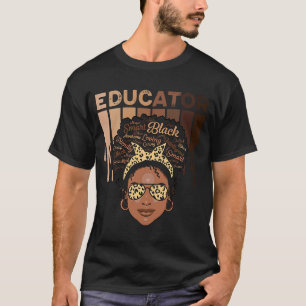 Camiseta Educador Magia Negra Inteligente Que Lindo Amor