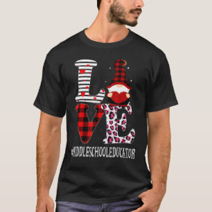 Camiseta Educador Médio Adora Apreciação do Leopardo V