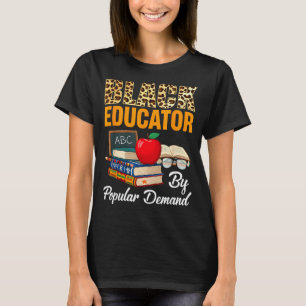 Camiseta Educador Negro Mês da História Negra África Améric
