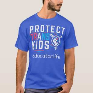 Camiseta Educador Protege Crianças Transgênero Orgulho LGBT