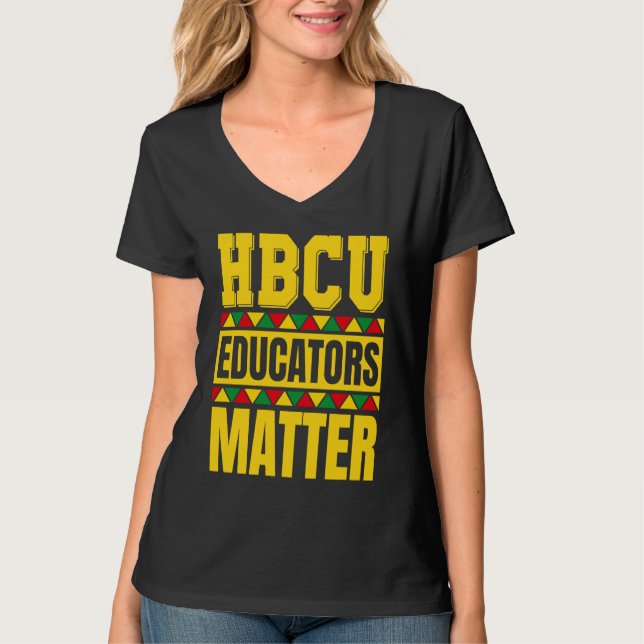 Camiseta Educadores de HBCU Importam  Educador de HBCU Hist (Frente)