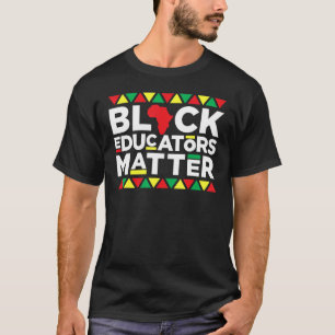 Camiseta Educadores negros importam história negra do orgul