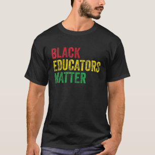 Camiseta Educadores Pretos Importam História Negra Mês Á