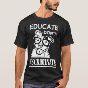 Camiseta Educar Não Discriminar o Emergência de Sensibiliza