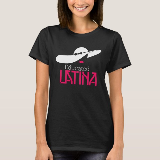 Camiseta Educated Latina Graduation (Frente)