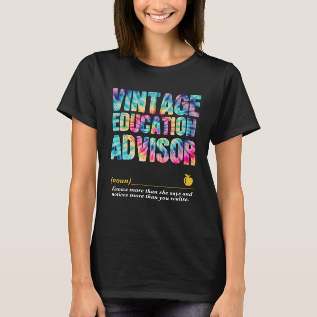 Camiseta Education Advisor Appreciation Week Back to School (Frente)