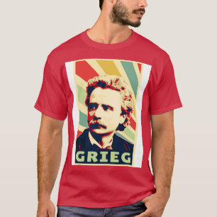 Camiseta Edvard Grieg Vintage Cores