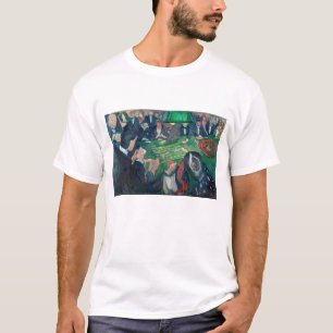 Camiseta Edvard Munch - A Mesa Roulette em Monte Carlo