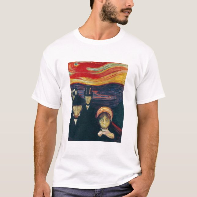 Camiseta Edvard Munch - Ansiedade (Frente)