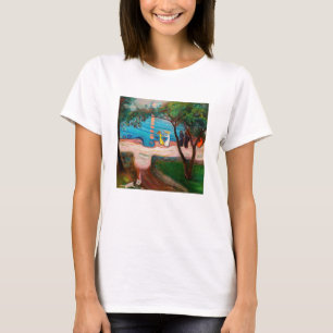 Camiseta Edvard Munch - dança na praia