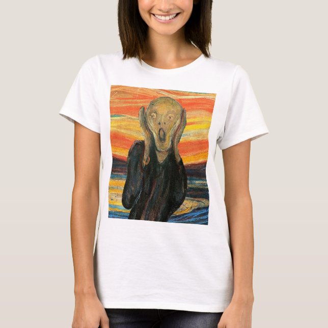 Camiseta Edvard Munch, O Gritar (Frente)