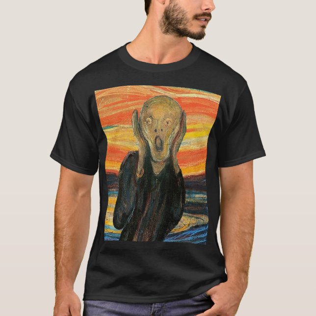 Camiseta Edvard Munch, "O Gritar" (Frente)