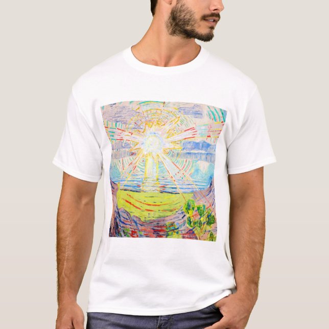 Camiseta Edvard Munch, O Sol (Frente)