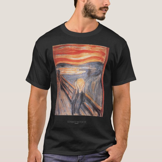 Camiseta Edvard Munch Scream Classic T-Shirt (Frente)