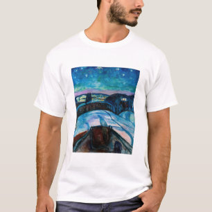 Camiseta Edvard Munch - Starry Night 1922
