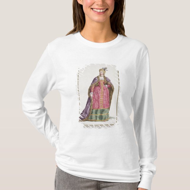 Camiseta Edviges, Marquise d'Arquien (1373-99) rainhas do (Frente)